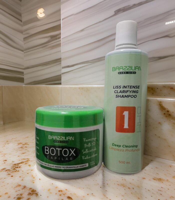 Botox Capilar - Enriquecido con celulas madre de granadilla y karite- Brazzilian Kera Liss